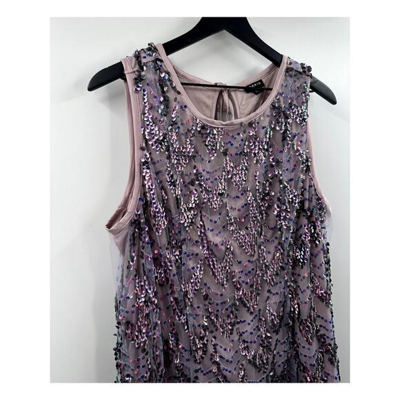 Torrid Purple Mini Sequin Shift Dress Size 0 LARGE - Picture 3 of 10